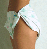 Pre Folded Diaper (side)